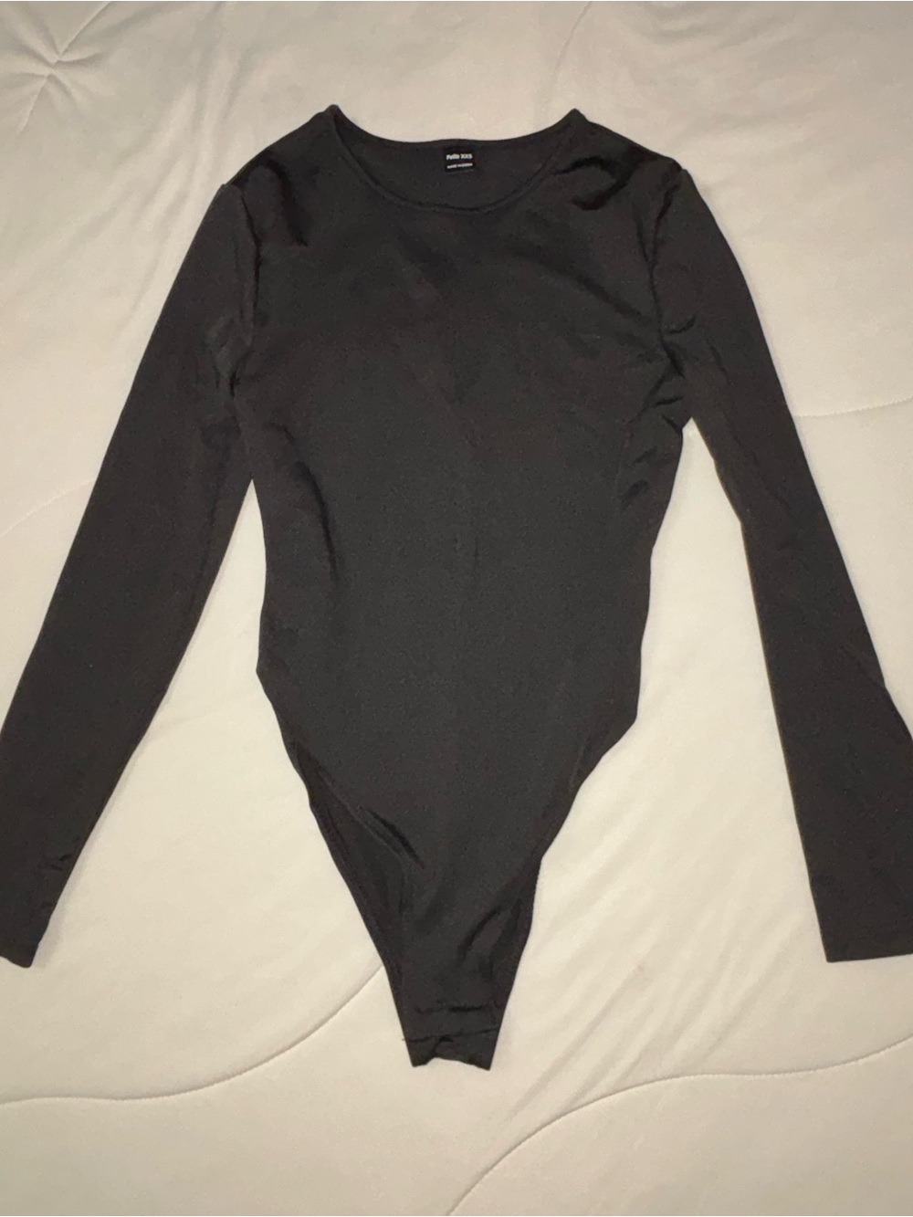 Black Long Sleeve Bodysuit